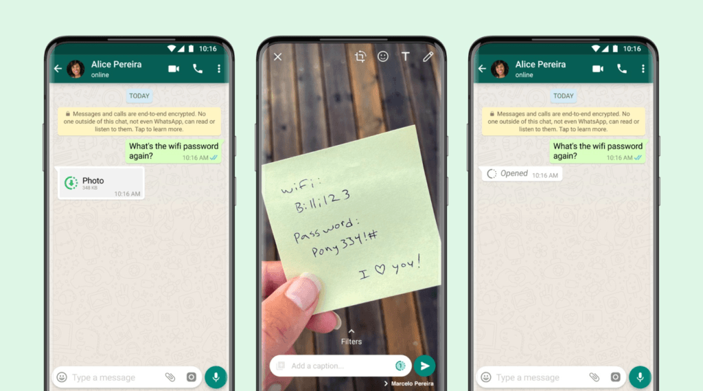 WhatsApp“仅可查看一次”