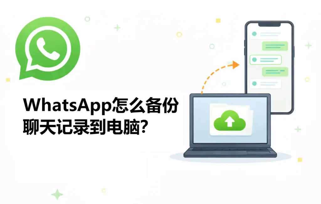 WhatsApp 怎么备份聊天记录到电脑