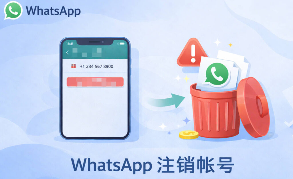 WhatsApp 如何注销账号