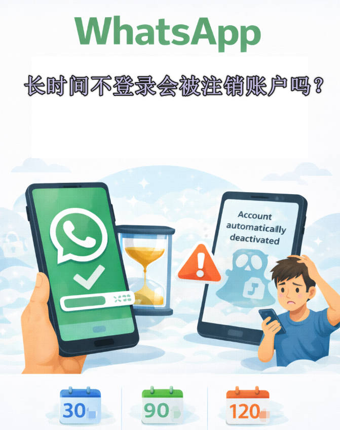 长时间不登录 WhatsApp 账号会被自动注销吗