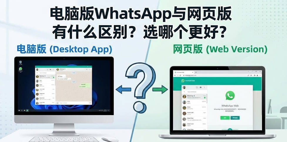 WhatsApp电脑版 vs 网页版深度对比
