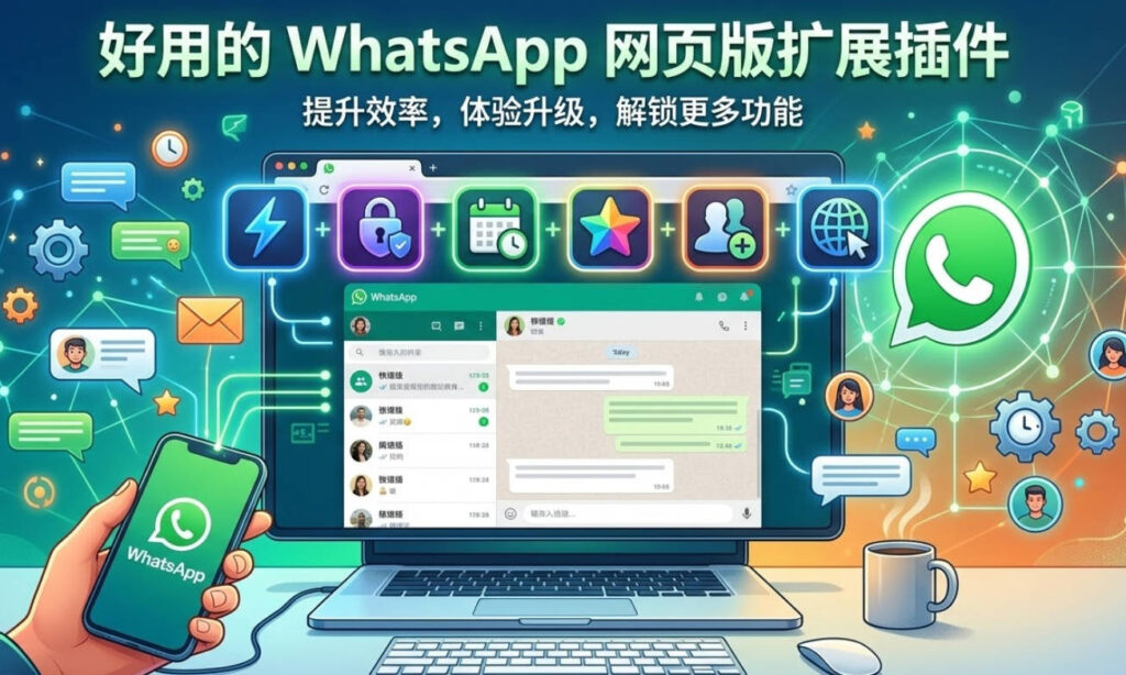 推荐 5 款极其好用的 WhatsApp 网页版扩展插件