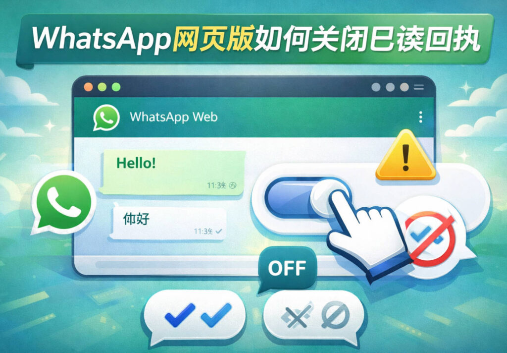 WhatsApp网页版如何关闭已读回执