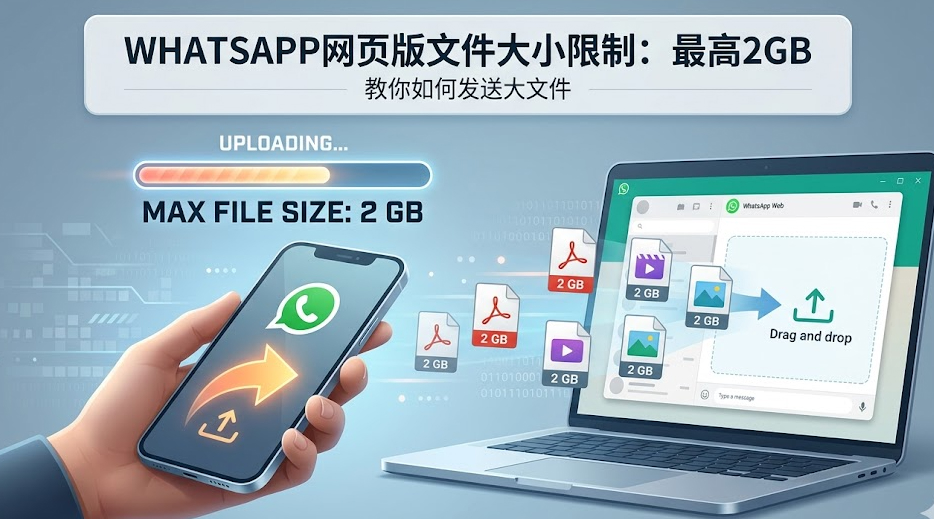 WhatsApp网页版发送文件大小限制