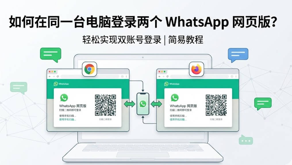 一个浏览器登录两个 WhatsApp