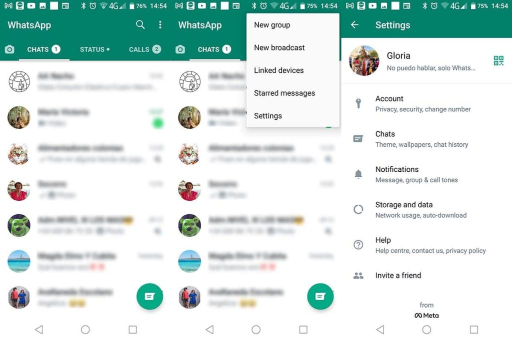 WhatsApp网页版修改语言