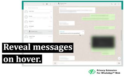 WhatsApp 网页版隐私设置