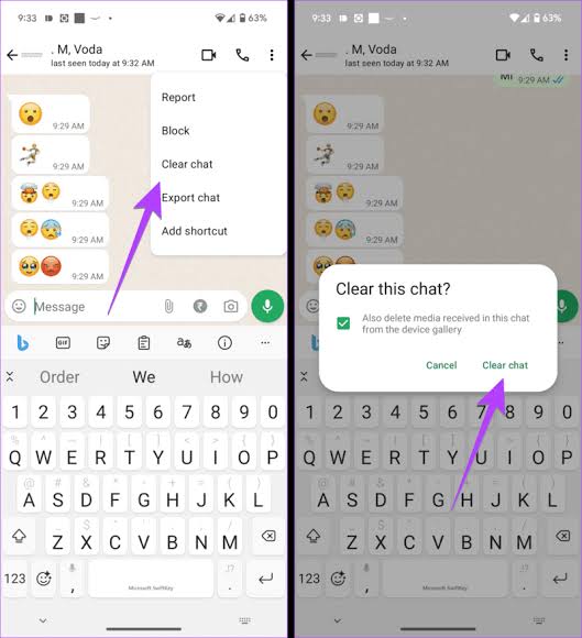 WhatsApp 网页版批量删除对话